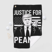 カマラトランプ2024選挙私は彼に投票しなかった ゴルフタオル (インサイチュ)