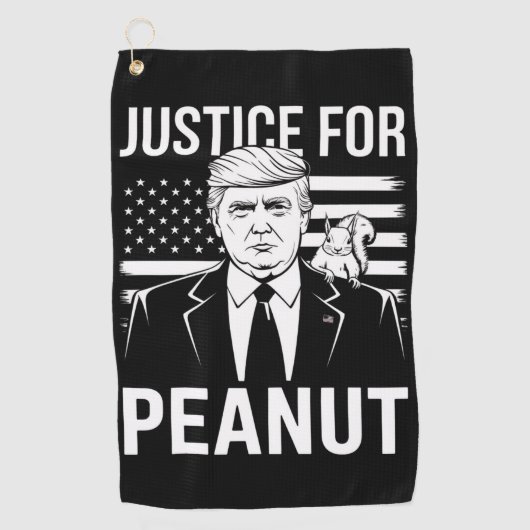 カマラトランプ2024選挙私は彼に投票しなかった ゴルフタオル (正面)