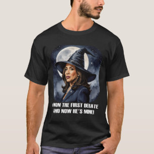 カマラハリスおもしろいト討論選挙2024ウォン魔女 Tシャツ
