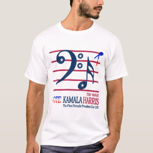 カマラハリスとティム・ウォルズ Tシャツ