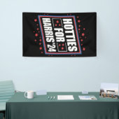 カマラハリスのホテル 横断幕 (トレードショー)