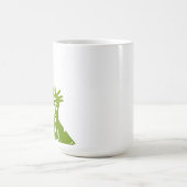 カマラハリスの猫と猫の親！ コーヒーマグカップ (中央)