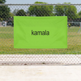 カマラハリスはブラット 横断幕