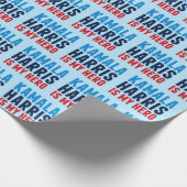 カマラハリスは私のヒーロー ラッピングペーパー (角)