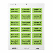 カマラハリスは2024年大統領選挙 ラベル (フルシート)