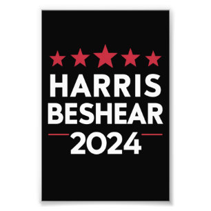 カマラハリスアンディベシーア2024 Harris Beshear 202 フォトプリント