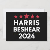 カマラハリスアンディベシーア2024 Harris Beshear 202 招待状 (正面)