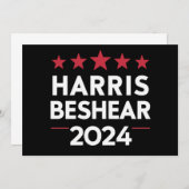 カマラハリスアンディベシーア2024 Harris Beshear 202 招待状 (正面/裏面)