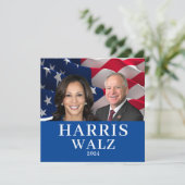 カマラハリスアンドティムウォルズ2024 招待状 (スタンド正面)