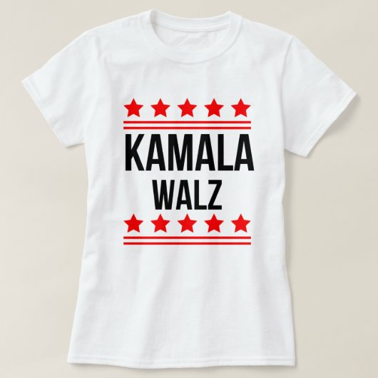 カマラハリスアンドティムウォルズ2024 Tシャツ (デザイン正面)