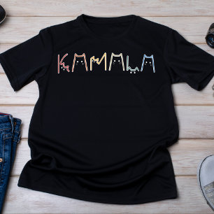 カマラハリスカラフルキャッツ Tシャツ