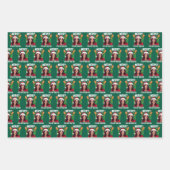カマラハリスクリスマスサンタハッメリート4thイースター ラッピングペーパーシート (正面2)