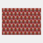 カマラハリスクリスマスサンタハッメリート4thイースター ラッピングペーパーシート (正面)