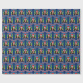 カマラハリスクリスマスホリデーおもしろい ラッピングペーパー (フラット)