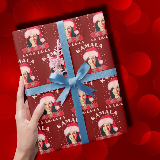 カマラハリスクリスマス醜いセーターギフト ラッピングペーパー