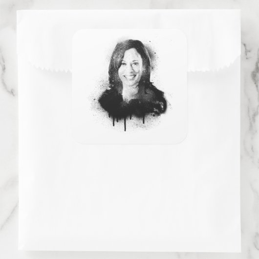 カマラハリスグラフィティアート スクエアシール (バッグ)