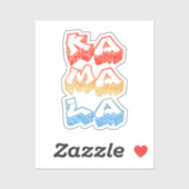 カマラハリスグラフィティ シール (シート)