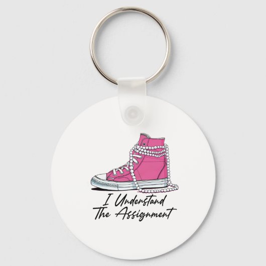 カマラハリスシューズ&パール私はIgnを理解 キーホルダー (正面)