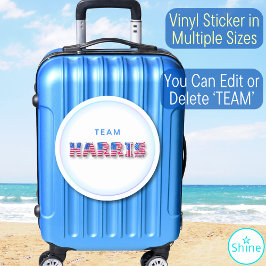 カマラハリスチームハリスアメリカ国旗のバルーンアルファベット シール