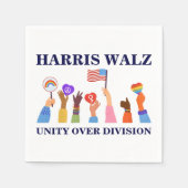 カマラハリスティムウォルズユニティ事業部 スタンダードカクテルナプキン (正面)