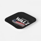 カマラハリスティムワルツ2024年選挙 ペーパープレート (傾斜あり)