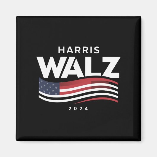 カマラハリスティムワルツ2024年選挙 マグネット (正面)