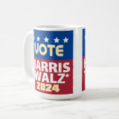 カマラハリスティムワルツ2024 コーヒーマグカップ (正面左)