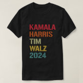 カマラハリスティム・ワルツ2024年選挙民主党議員 Tシャツ (デザイン正面)