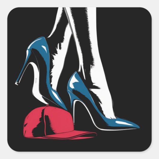 カマラハリスヒールズオンマガハット スクエアシール (正面)