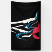 カマラハリスヒールズオンマガハット 横断幕 (縦)