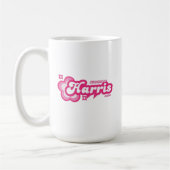 カマラハリスピガーリーックスターズハート社長 コーヒーマグカップ (左)