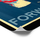 カマラハリスフォワード2024大統領の年選挙P ポスター (角)