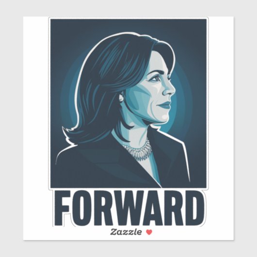 カマラハリスフォワード2024年大統領の選挙 シール (シート)