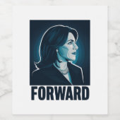 カマラハリスフォワード2024年大統領の選挙 ワインラベル (シングルラベル)