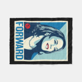 カマラハリスフォワード フリースブランケット (正面(横))