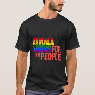 カマラハリスプライドシャツLGBTゲイプライドレインボー Tシャツ