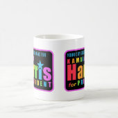 カマラハリスプライド2024シックな政治運動 コーヒーマグカップ (中央)