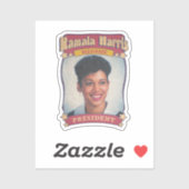 カマラハリスマダムプレジデントレトロカード シール (シート)