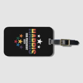 カマラハリスレインボーゲイプライドLGBT選挙2024 ラゲッジタグ (正面横)