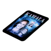 カマラハリスレトロ90sスタイル マグネット (左側)