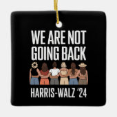 カマラハリスワルツ24には戻らない セラミックオーナメント (正面)