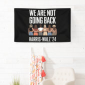 カマラハリスワルツ24には戻らない 横断幕 (インサイチュ)