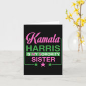カマラハリス副大統領が私の最も権威のある妹 カード (黄色い花)