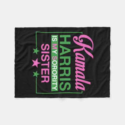 カマラハリス副大統領が私の最も権威のある妹 フリースブランケット (正面(横))