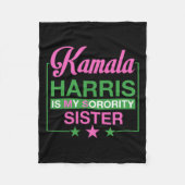 カマラハリス副大統領が私の最も権威のある妹 フリースブランケット (正面)