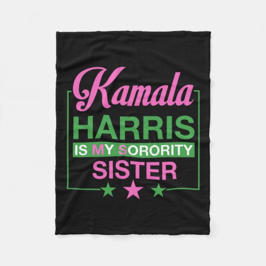カマラハリス副大統領が私の最も権威のある妹 フリースブランケット (正面)