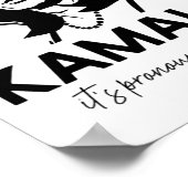 カマラハリス副社長と呼ばれる ポスター (角)