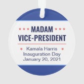 カマラハリス副社長の就任 オーナメント (裏面)