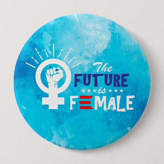 カマラハリス副社長フューチャーは女性 缶バッジ (正面)
