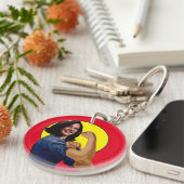 カマラハリス副社長Rosie キーホルダー (正面右)